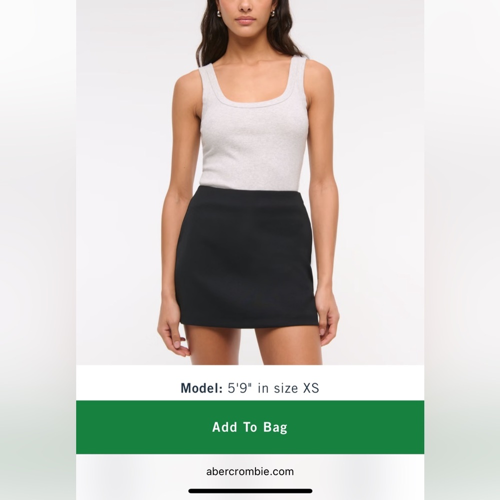 The A&F Scarlett Mini Skort